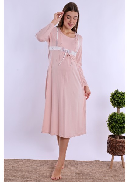 Pudra %100 Pamuk Hamile Lohusa Gecelik fırsatları