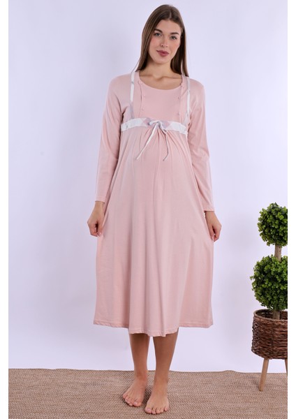 Pudra %100 Pamuk Hamile Lohusa Gecelik indirimleri