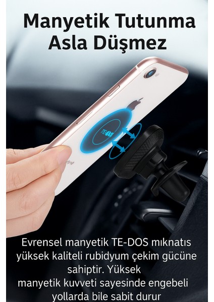 Çift Fonksiyonlu Hem Klimalığa Hem Topridoya Takılabilen Araç Içi Telefon Tutucu indirimleri