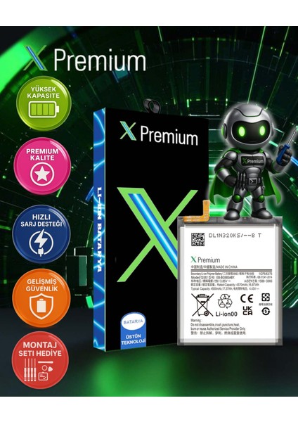 Xpremium Samsung S20+ Uyumlu Batarya Pil Süper Yüksek Kalite 4500 Mah EB-BG985ABY