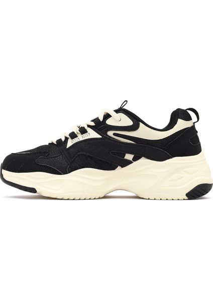Kadın Siyah Bağcıklı Kalın Tabanlı Sneaker 25AFD494114 fiyatları