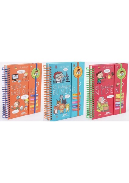 Bil Bakalım Nedir ve Nasıl Oluşur & Bil Bakalım Neden & Bil Bakalım Bu Nedir? Seti 3 Kitap Ciltli