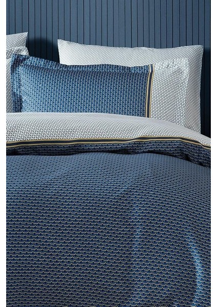 Arch Çift Kişilik Saten Nevresim Seti Lacivert fiyatları