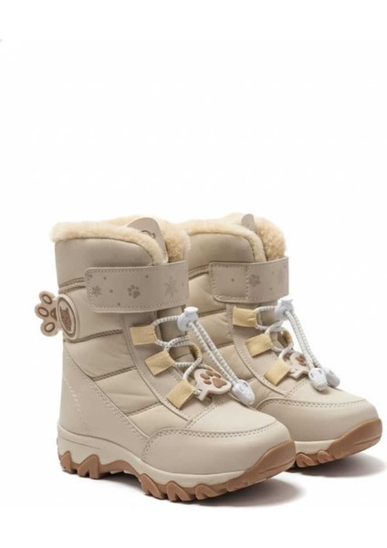 Syd Kürklü Soğuya Dayanıklı Su Geçirmez Cırtlı Kar Botu