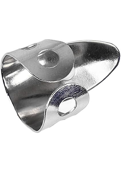 4 Adet Gitar Finger Pick Metal Thumb Pick Parlak Görünüm Gitar Aksesuarları Temel Gitar Uygulaması Için (Gümüş) modelleri