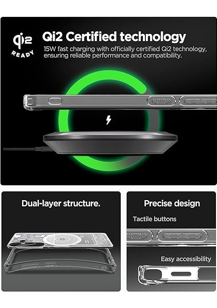 Galaxy S25 Ince Kılıf Ultra Hybrid Sararma Karşıtı Duraclear™ Hava Kanalı Teknolojisi™ Askeri Sınıf Koruma Magfit Özellikli Zero One White Tasarım Kapak - ACS09004 modelleri