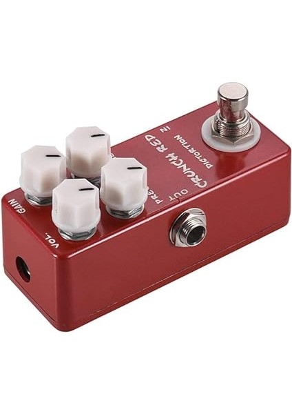 Crunch Red Distortion Gitar Efekt Pedalı Tam Metal Kabuk True Bypass modelleri