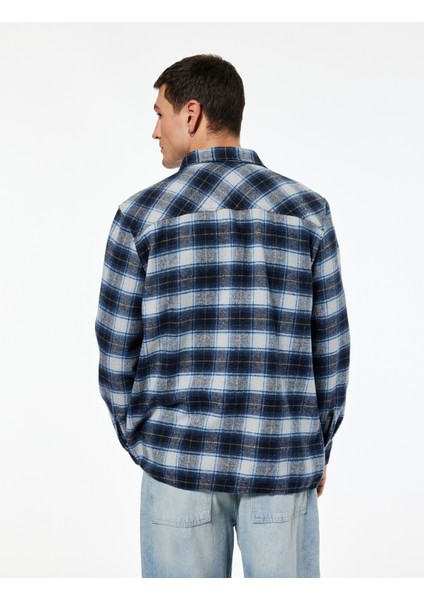 Klasik Yaka Regular Fit Cepli Düğmeli Uzun Kollu Oduncu Gömleği fırsatları