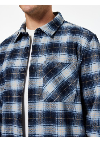 Klasik Yaka Regular Fit Cepli Düğmeli Uzun Kollu Oduncu Gömleği indirimleri