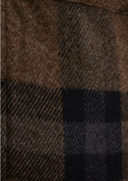 Yün Karışımlı Kareli Ceket 0110749-91230