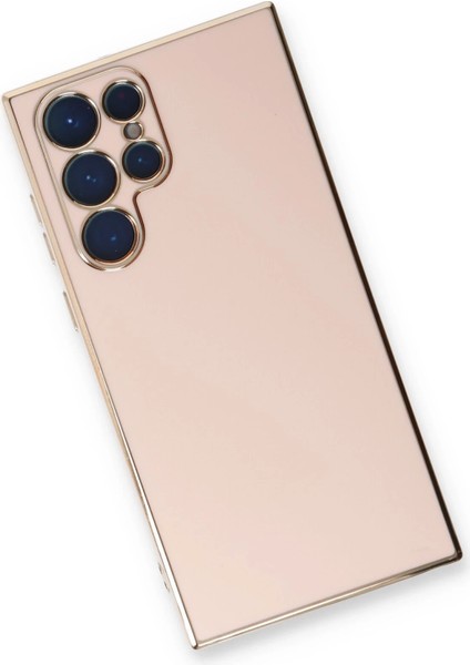 Samsung Galaxy S22 Ultra Kılıf Volet Silikon - Pembe indirimleri