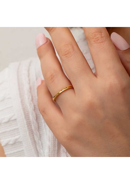 Gümüş Gold Ajda Kadın Yüzük - 10 fiyatları