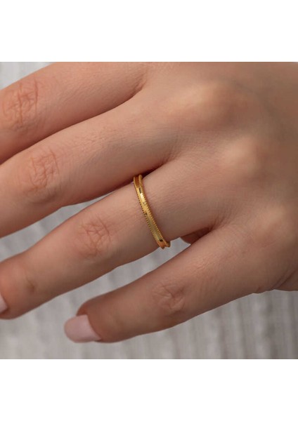 Gümüş Gold Ajda Kadın Yüzük - 10 fırsatları