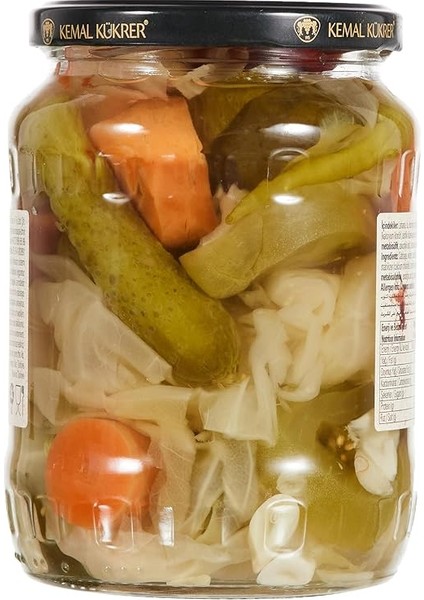 Kükrer Karışık Turşu Cam Kavanoz 650 gr fiyatları