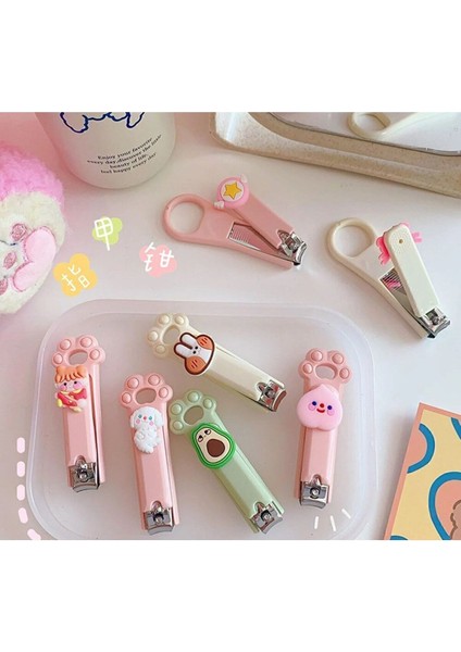 Figürlü Renkli Bebek Çocuk Tırnak Makası 1 Adet modelleri