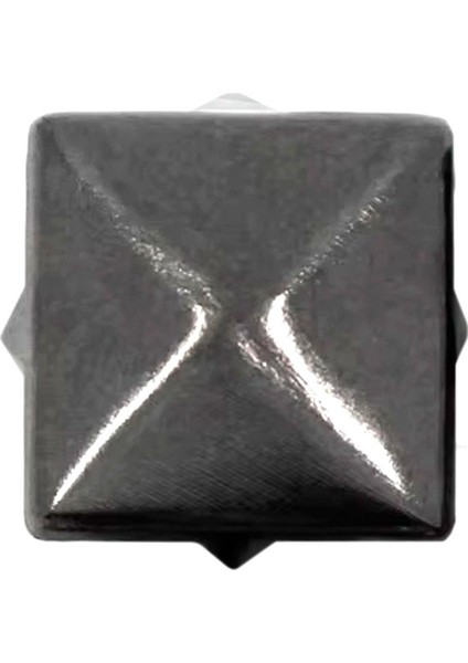 Süs Tırnaklı Platin Çakma Kare Piramit 7 mm 20 Adet Metal Trok indirimleri
