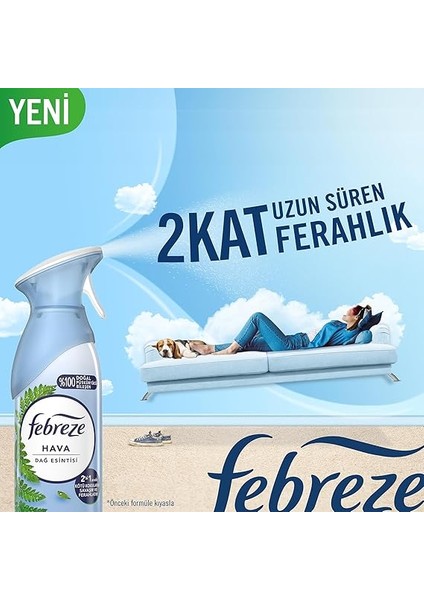 Hava Ferahlatıcı Sprey Oda Kokusu Dağ Esintisi 185 ml fırsatları