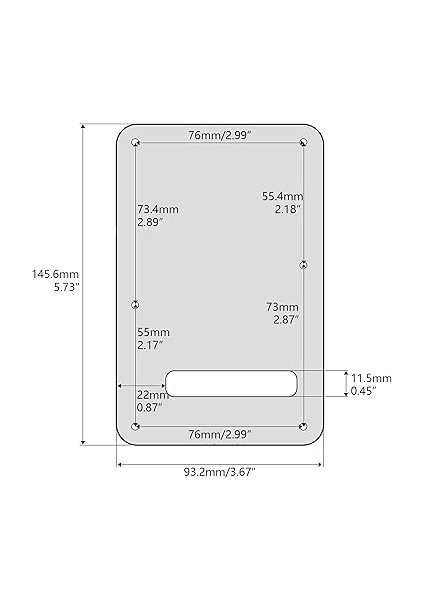 Guitar Back Plate Compatible With Strat/stratocaster Tremolo Cavity Cover, Tremolo Cover With Pickguard Featuring 6 Screws(Green) fiyatları