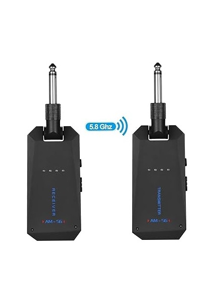 Am-5g Kablosuz 5.8g Gitar Sistemi Kablosuz Av Alıcısı-Vericisi ve Alıcı Ism Bandı Elektrik Bas Gitar Amplifikatör Aksesuarları fırsatları