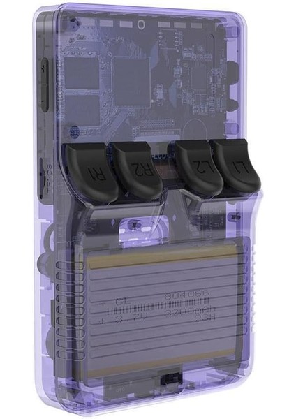 Retro Konsol R36S, Taşınabilir Mini Konsol, Linux Sistemi, 3,5 Inç IPS Ekran, Gaming E Ps1, Psp, N64, Nds, Supern, Gameb, Gba, Neog, Tf Kartı 64 GB + 15000 Oyun (Mor) modelleri