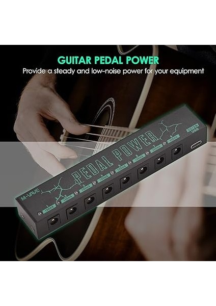 Pedal Gücü Gitar Pedalı Gücü Gitar Efektör Güç Kaynağı 8 Izole Dc Çıkışı indirimleri