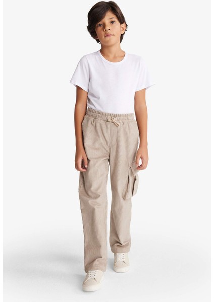 Erkek Çocuk Standart Paça Kadife Pantolon G3106A825WN fiyatları