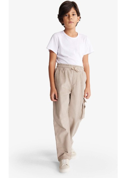 Erkek Çocuk Standart Paça Kadife Pantolon G3106A825WN modelleri