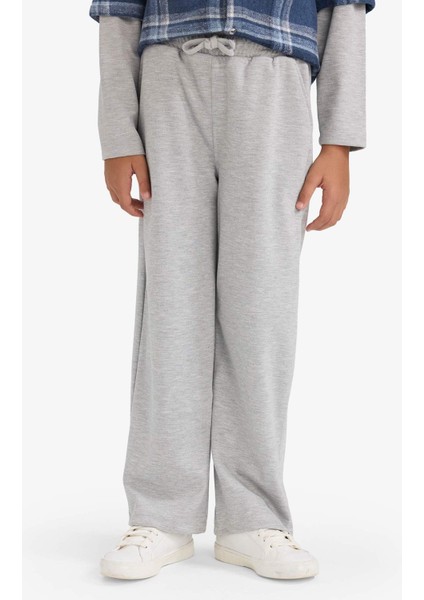 Erkek Çocuk 2'li Takım Çıkarılabilir Kapüşonlu Kareli Gömlek Eşofman Altı G3272A825WN indirimleri