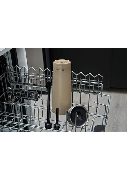 Unisex Adult No-Spill Tumbler Yalıtımlı Su Şişesi, Pipetli, Kahverengi, 720 ml indirimleri