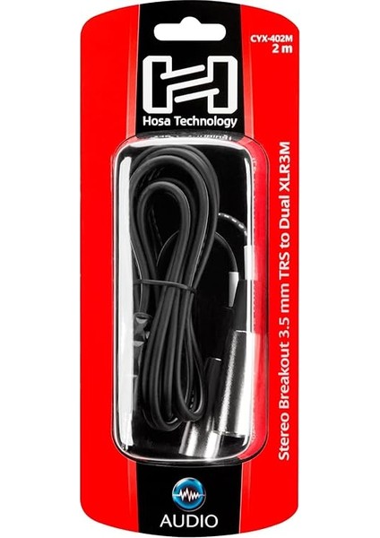 3.5 Mm. Trs (M) - Dual Xlr (M) Stereo Breakout Kablo 2 M (CYX-402M) indirimleri