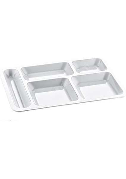 12 Adet Self Servis Tabldot Tabağı Polikarbon