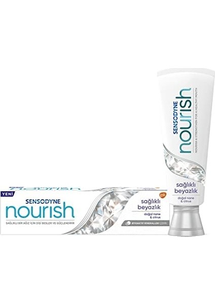 Sensodyne Nourish Sağlıklı Beyazlık Diş Macunu 75 ml fiyatları