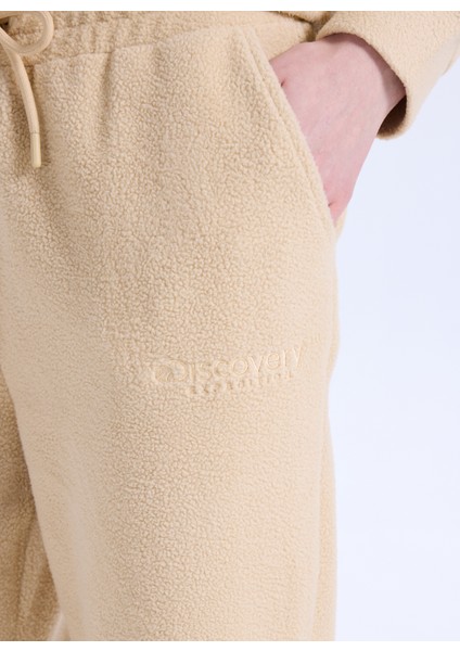 D5WL-EA3506 Açık Bej Relaxed Düz Kadın Eşofman Altı fırsatları