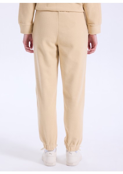 D5WL-EA3506 Açık Bej Relaxed Düz Kadın Eşofman Altı indirimleri