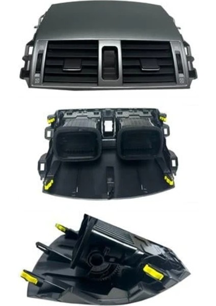 Izgara Kalorifer Corolla 07-12 Orta (Gümüş Gri)