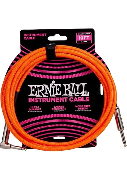 Ballu Örgülü Düz/açılı Enstrüman Kablosu 3.000 Fit Neon Turuncu modelleri