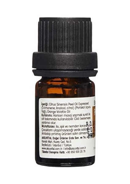 Shiffa Home Portakal Yağı 5 ml | Oleum Citrus Sinensis Saf Uçucu Yağ | C Vitamini, P, B, E Vitaminleri ve Mineral Zengini | Doğal Cilt Bakımı, Nemlendirici ve Besleyici modelleri