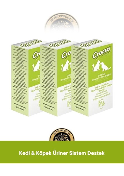 Kedi&köpek Üriner Sistem Destek 3X100ML