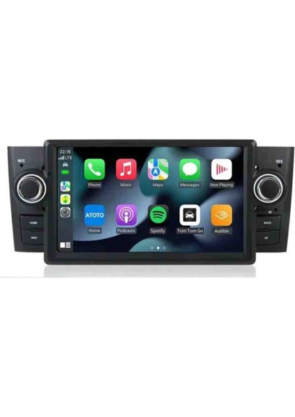 Fiat Linea Uyumlu 4gb Ram 64GB Hafıza Android Multimedya Teyp Carplay Kamera Hediyeli