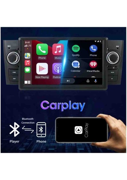 Fiat Linea Uyumlu 4gb Ram 64GB Hafıza Android Multimedya Teyp Carplay Kamera Hediyeli fırsatları