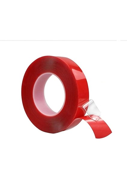 Silikonlu Çift Taraflı Montaj Bandı 18MM x 3 mt