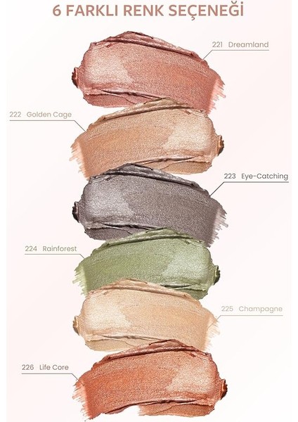 Glow Liquid Eyeshadow - Likit Far, 225 Champagne, 2.3 ml fırsatları