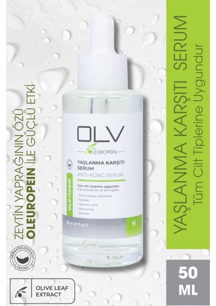 Olv Norm Yaşlanma Karşıtı ve Onarıcı Cilt Bakım Serumu /50 ml