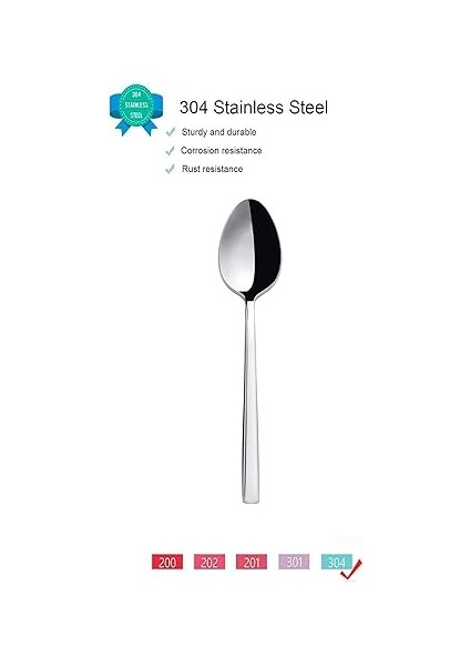 Dalyan Sade 12 Adet Çay Kaşık Takımı indirimleri