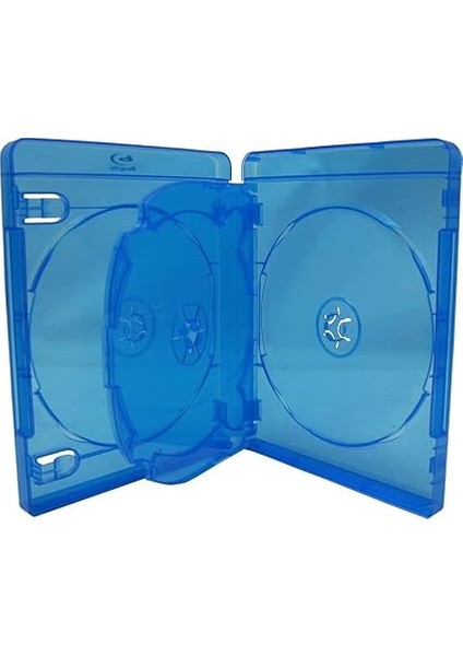 Blu-Ray DVD Filmleri Için Boş 21MM Kalın Dörtlü Mavi Yedek Kutular/kılıflar - 4 Disk Tutar - # BR4R21BL modelleri