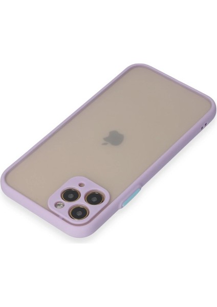 Apple iPhone 11 Pro Kılıf Montreal Silikon Kapak - Mor