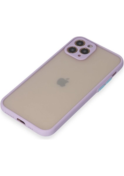 Apple iPhone 11 Pro Kılıf Montreal Silikon Kapak - Mor