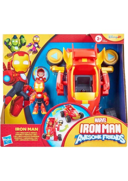 Marvel G1258 Iron Man ve Muhteşem Arkadaşları 2'si 1 Arada Araç Seti G1474