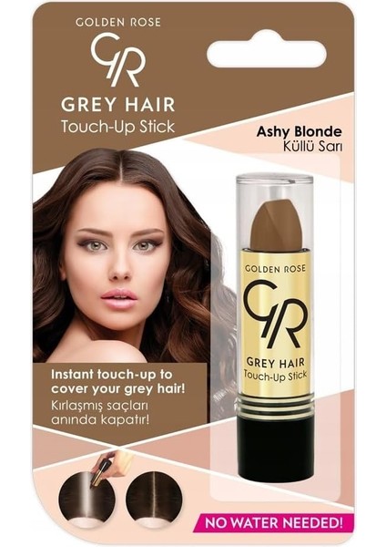 Rose Gray Hair Touch Up Stick Saç Düzeltici Çubuk (Ashy Blonde, No: 09)