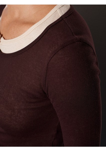 32169 %100 Pamuk Çift Katmanlı Top-Kahve fırsatları